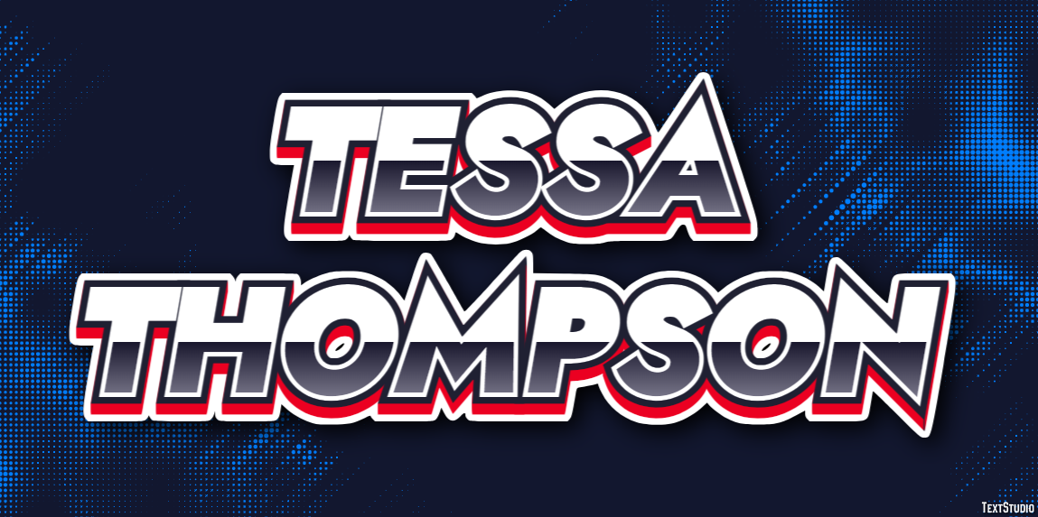 Tessa Thompson Efecto de texto