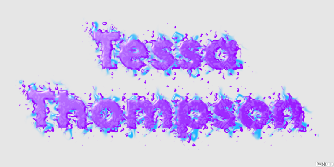 Tessa Thompson Efecto de texto