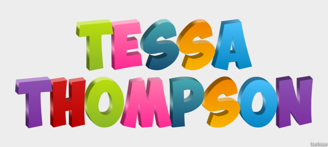 Tessa Thompson Efecto de texto