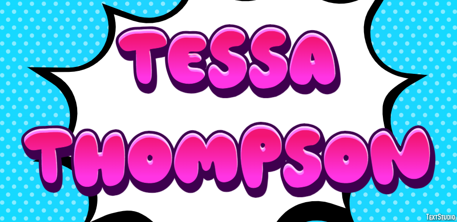 Tessa Thompson Efeito de texto