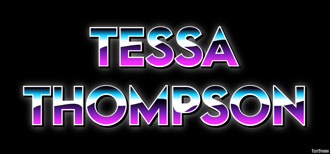 Tessa Thompson Efecto de texto