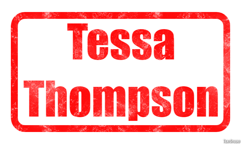 Tessa Thompson Efecto de texto