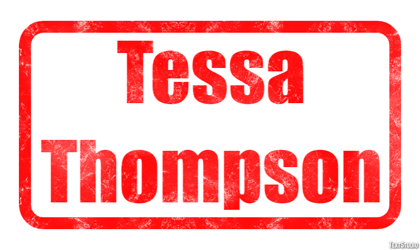 Tessa Thompson Efeito de texto