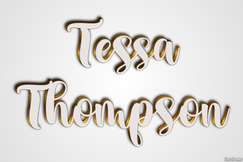 Tessa Thompson Efecto de texto