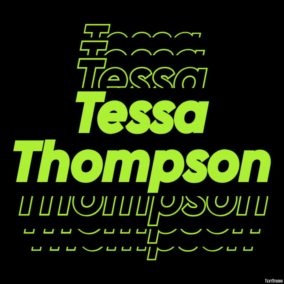 Tessa Thompson Efecto de Texto