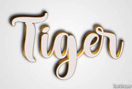 Tiger Text Effect