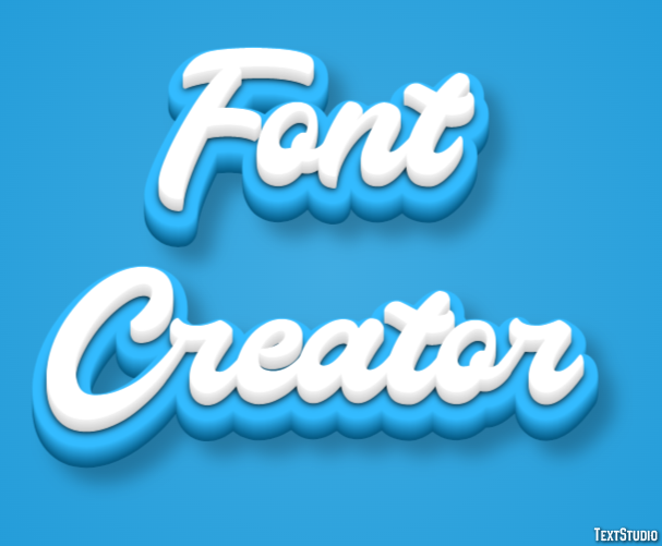 Font Creator Effetto testo