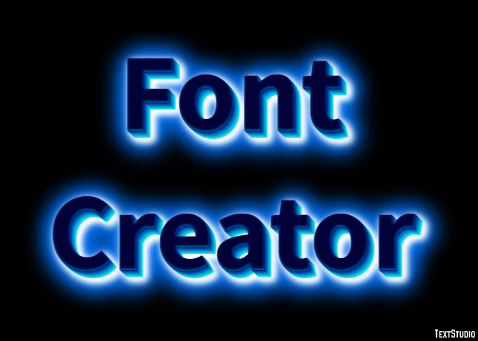 Font Creator Efekt tekstowy