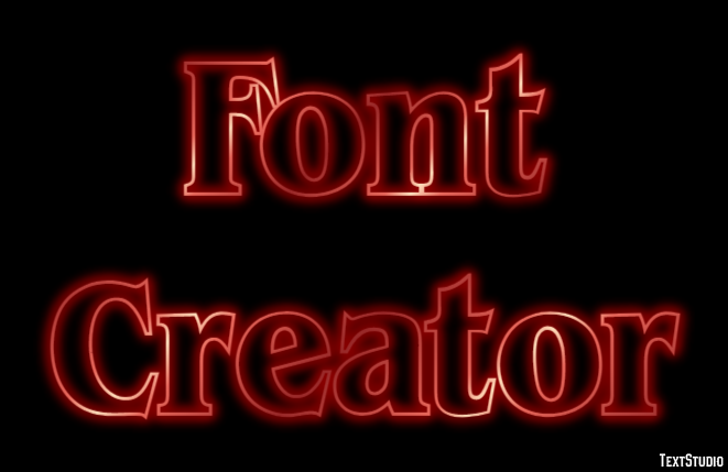 Font Creator Text effect