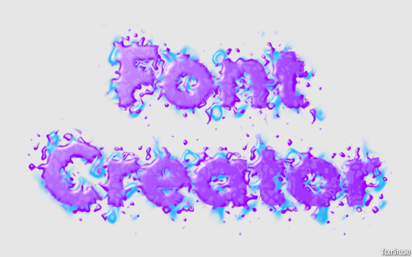 Font Creator Effetto testo