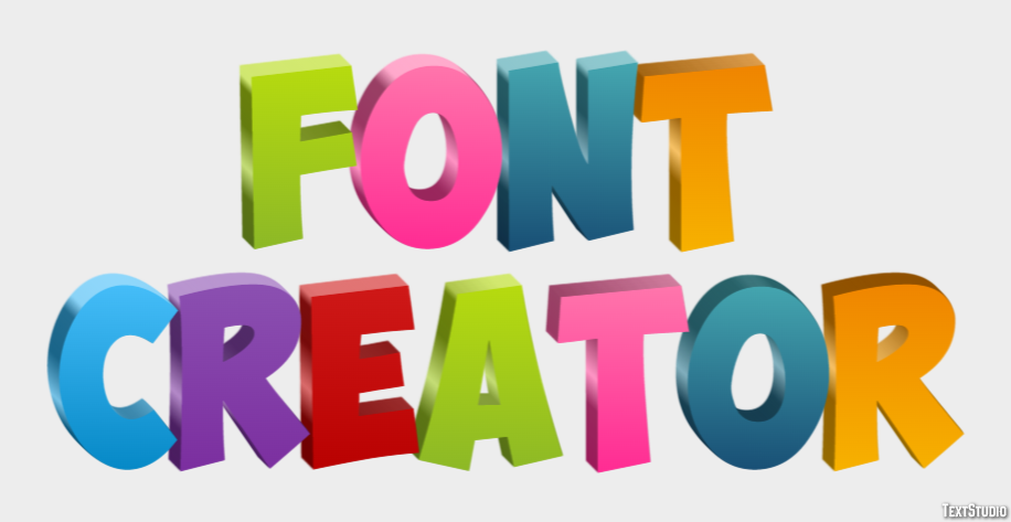 Font Creator Effetto testo