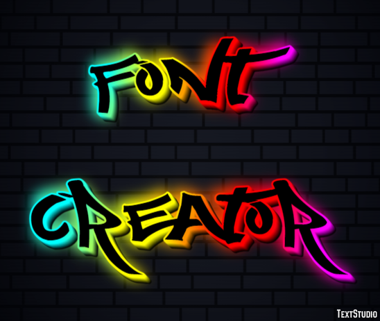 Font Creator Effetto testo