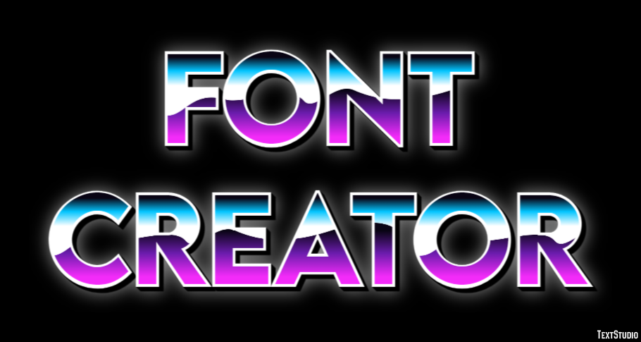Font Creator Effetto testo