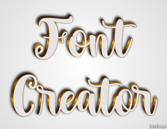 Font Creator Effetto testo