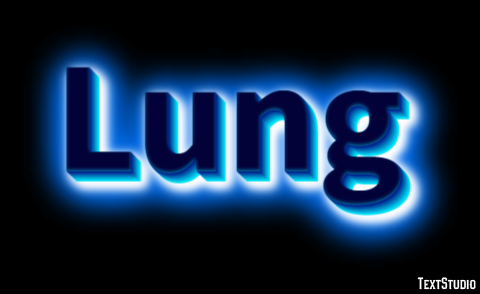 Lung テキスト効果