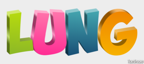 Lung テキスト効果