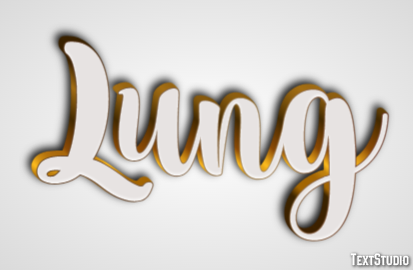 Lung Text Effect