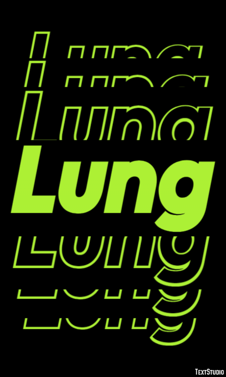 Lung Text Effect