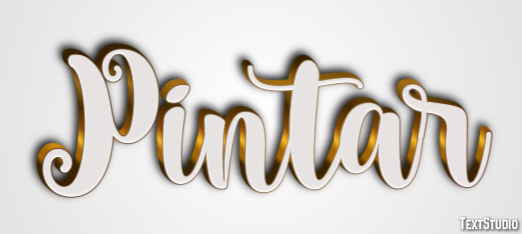 Pintar Text Effect