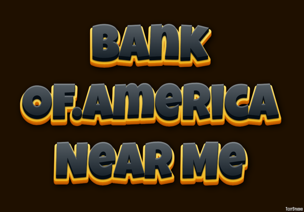 Bank Of.america Near Me Effetto testo