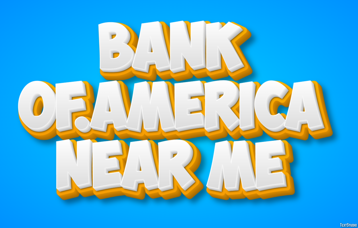 Bank Of.america Near Me Texteffekt