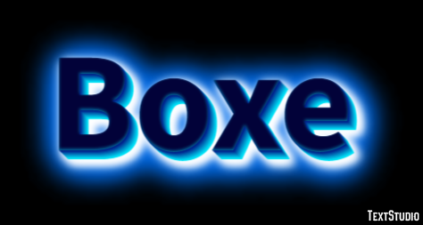 Boxe Effetto testo