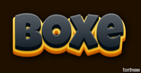 Boxe Effetto testo