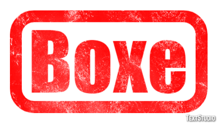 Boxe Effetto testo