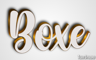 Boxe Effetto testo