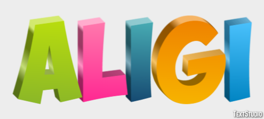 Aligi Text Effect