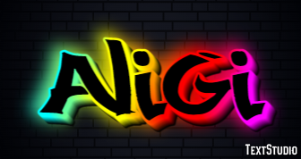 Aligi Text effect