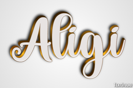 Aligi Text Effect