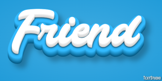 Friend Text Effect