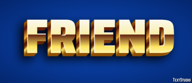 Friend Text Effect
