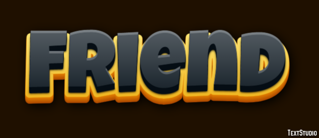 Friend Text Effect