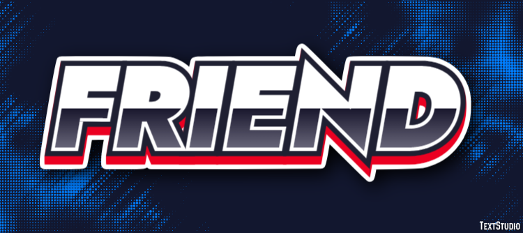 Friend Text Effect