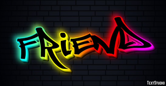 Friend Text Effect