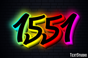 1551 Эффект текста