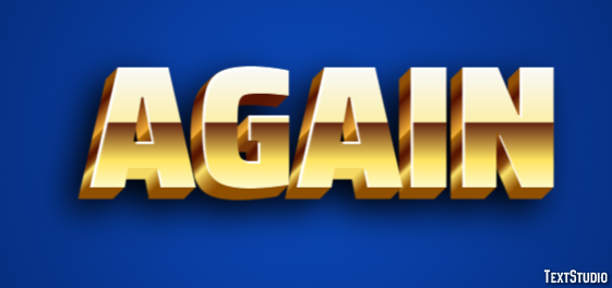 Again テキスト効果