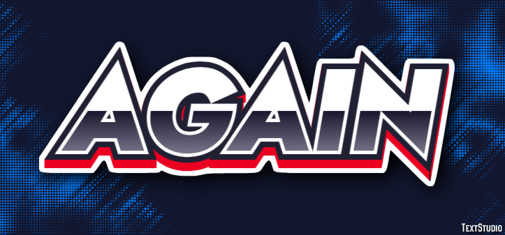Again Text Effect
