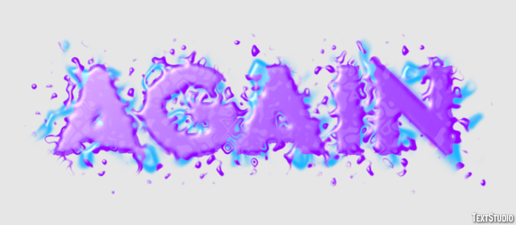 Again Text Effect