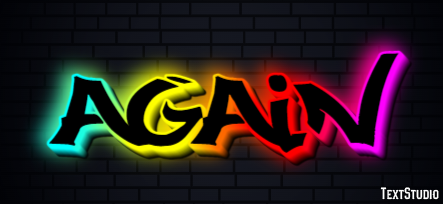 Again テキスト効果
