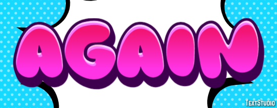 Again Text Effect