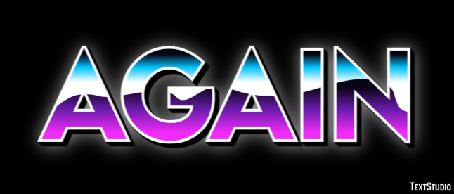Again Text Effect