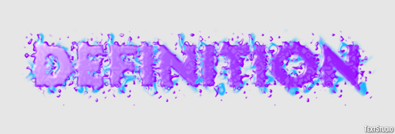 Definition Text Effect
