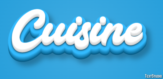 Cuisine Text Effect