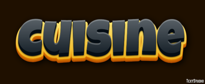 Cuisine Text Effect