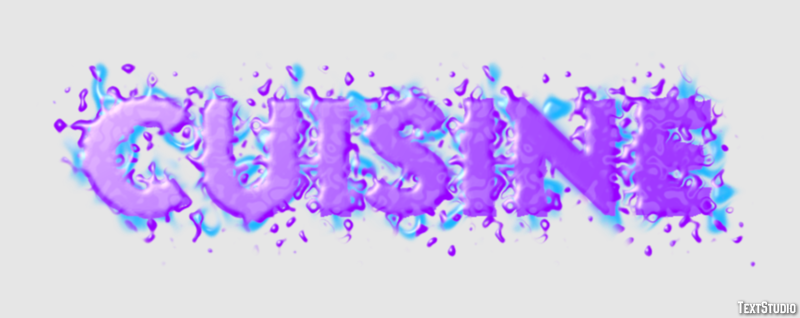 Cuisine Text Effect