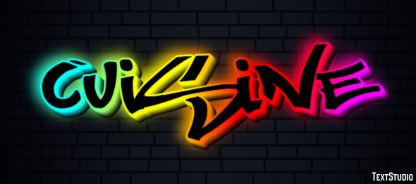 Cuisine Text Effect