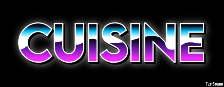 Cuisine Texteffekt